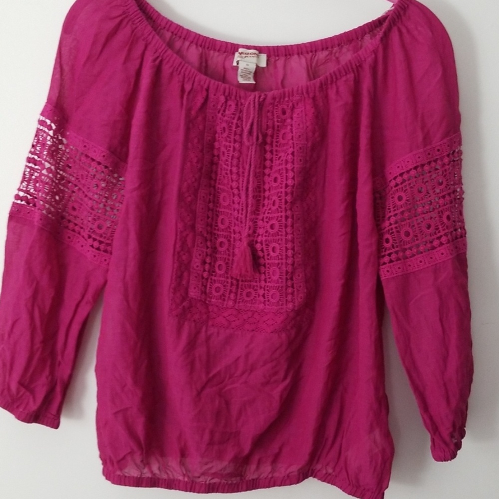 Dark Pink Shirt